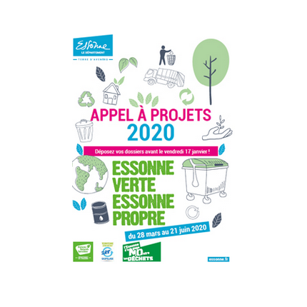 Appel à projets 2020 Essonne verte, Essonne propre