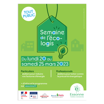 La Semaine de l'Eco-Logis du 20 au 25 mars 2023