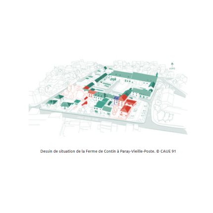Démarche expérimentale d'urbanisme transitoire dans le quartier de la Ferme du Contin, à Paray-le-Vieille-Poste